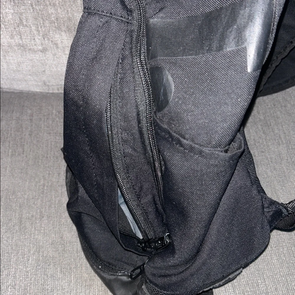 Nike Black Backpack with White Swoosh Logo